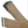 Haartick Reusable 100% Human Hair Tape Extensions, Silver Gray, 60 cm, Straight Hair, 5 Tapes view 1