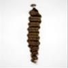 Haartick Reusable 100% Human Hair Bonding Extensions, Chocolate Brown, 60 cm, Deeply Wavy/Curly, 10 Strands view 2