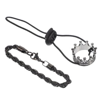 Gatuida Reptile Crown Hat and Necklace for Small Pets