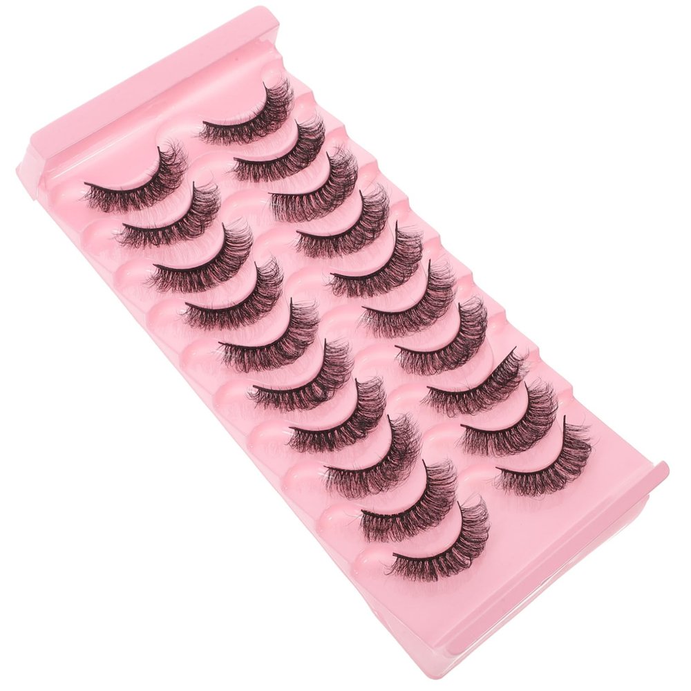 CALLARON 10 Pairs of 7D False Eyelashes for Women