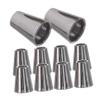 NUOBESTY 50-Piece Black Zinc Alloy Cord Stoppers for Hoodie and Clothing Drawstrings, Durable and Easy to Install view 1