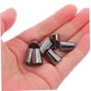 NUOBESTY 50-Piece Black Zinc Alloy Cord Stoppers for Hoodie and Clothing Drawstrings, Durable and Easy to Install view 4