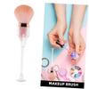 minkissy 2-Piece Nail Dust Brush Set, Soft Bristles, Pink Plastic view 3