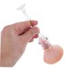 minkissy 2-Piece Nail Dust Brush Set, Soft Bristles, Pink Plastic view 4