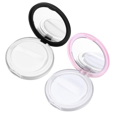 CALLARON 2-Pc. Loose Powder Containers with Powder Puffs, Portable