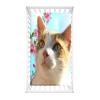 Odot Baby Crib Fitted Sheet, 3D Cat and Kitten Pattern, Soft Microfiber, Stroller, Moses Basket and Bedside Crib Mattress Cover (Flower, 60 x 120 cm) view 1