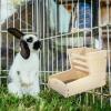 2-in-1 Wooden Hay Feeder for Small Pets, 5.71 x 8.66 x 6.1 in view 4