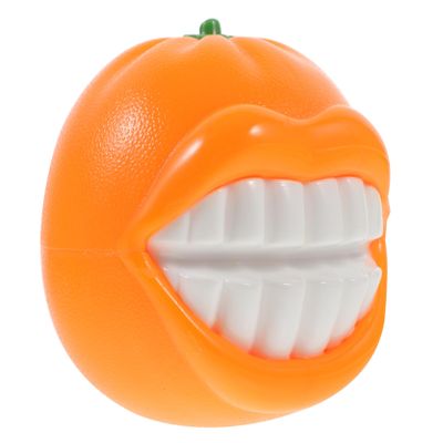 HAPINARY Orange-Shaped Squeaky Dog Chew Toy for Small Puppies