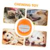 HAPINARY Orange-Shaped Squeaky Dog Chew Toy for Small Puppies view 3