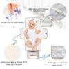 Reusable Waterproof Portable Changing Pad with Tissue Pocket, Geometric Design view 2
