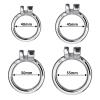 Stainless Steel Chastity Cage with Dilator, 50 mm view 3