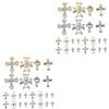 BESTYASH 160-Piece Cross Nail Charms with Rhinestones view 1