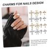 BESTYASH 160-Piece Cross Nail Charms with Rhinestones view 2