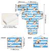 Reusable Baby Changing Pad with Tissue Pocket, Travel Set view 3