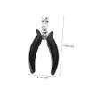 Hair Extension Remover Pliers, 6 mm, Metal Square Jaw view 2