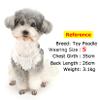 Zunea Camisole Puppy/Dog Dress for Extra-Small and Small Dogs, Cute Daisy Pattern, Summer Princess Dress view 3