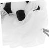 Children’s Panda-Shaped Shower Sponge, Black Plush and Polyester view 3