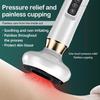 Anti-Cellulite Cupping Massage Device for Arms, Abdomen, Legs and Buttocks, 12-Level Rechargeable Handheld Massager, White view 2