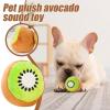 Ceprznvey Dog Toy, Soft Plush Chew, Fruit Design Teether view 4