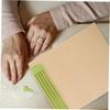 Braille Writing Slate and Stylus Set for the Blind, 1 Plastic Set view 4