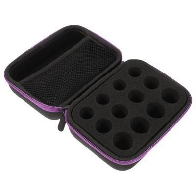 PACKOVE EVA Essential Oil Storage Case with 12 Compartments