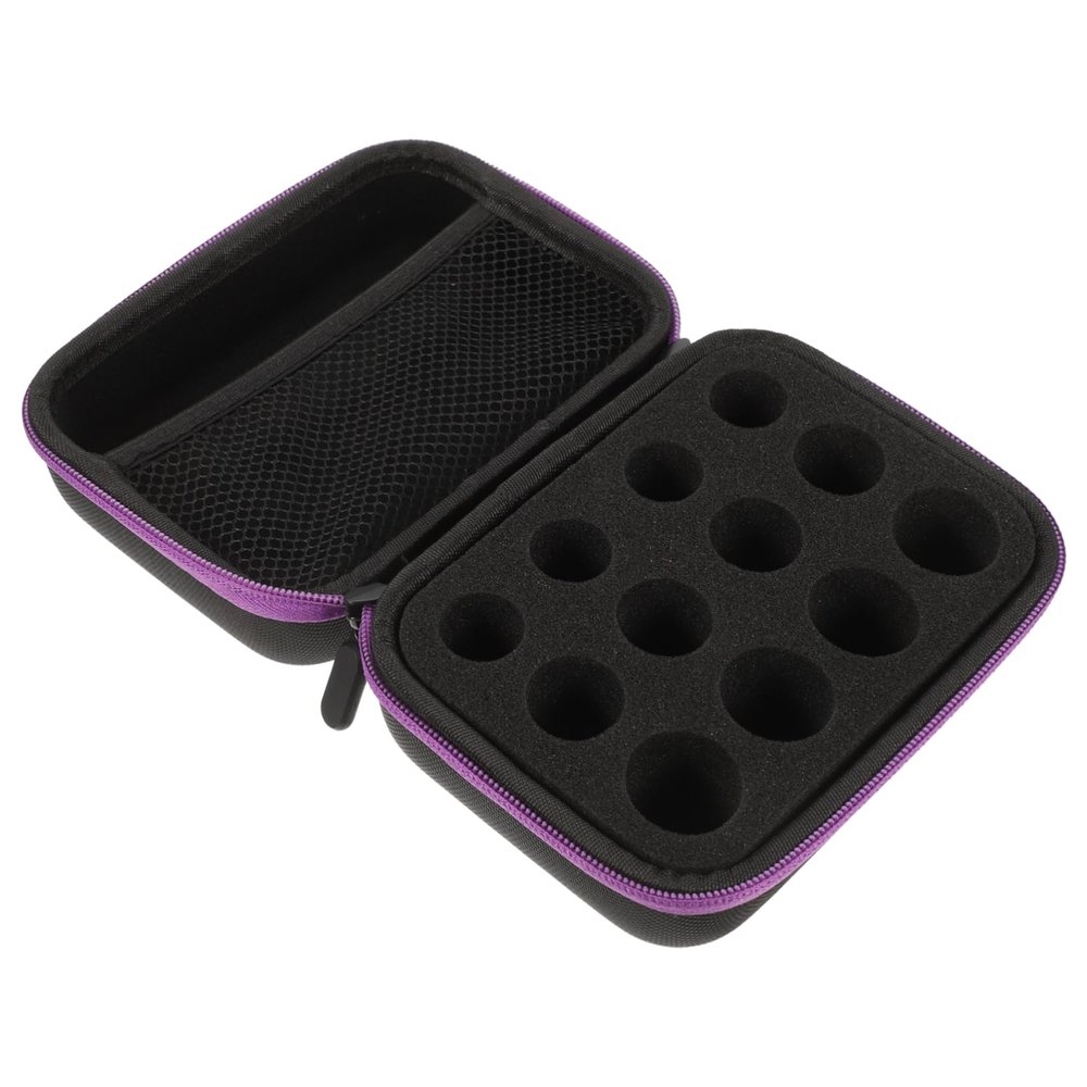 PACKOVE EVA Essential Oil Storage Case with 12 Compartments
