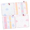 BESPORTBLE 4-Pack Washable 6-Layer Cotton Drool Cloths view 1