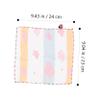 BESPORTBLE 4-Pack Washable 6-Layer Cotton Drool Cloths view 2