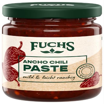 Fuchs Spices Ancho Chili Paste, Mild and Slightly Smoky, 100 g