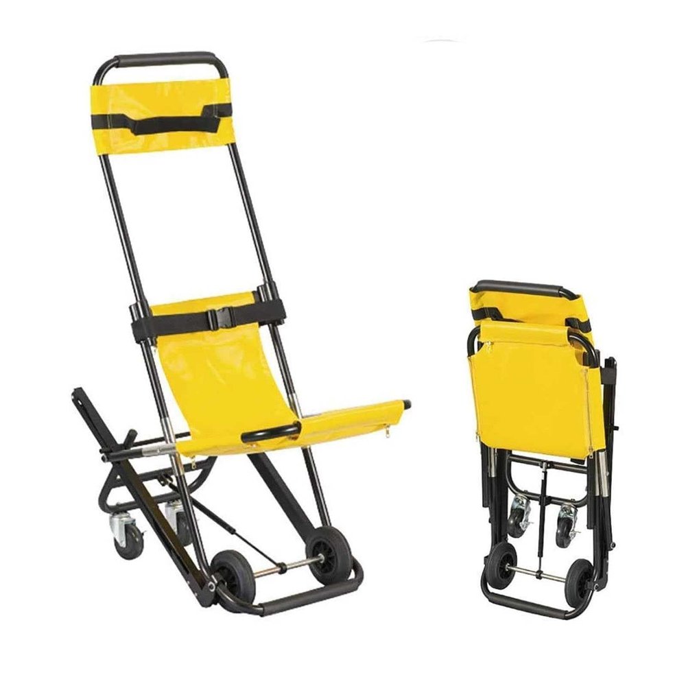 Multifunctional Portable Folding Evacuation Stair Chair with Quick-Release Buckles