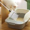 Multipurpose Litter Scoop, Manure Rake and Sieve with Long Handle view 2