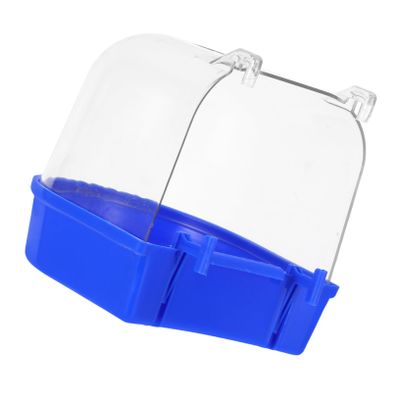 PENIKOKO Transparent Parrot Bird Bath for Cages with Removable Bottom