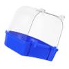 PENIKOKO Transparent Parrot Bird Bath for Cages with Removable Bottom view 1