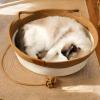 Woven Cotton Rope Cat Bed view 3