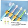 Kids' Cartoon Toothbrushes, 4-Pack for Boys and Girls view 3