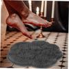 NULYLU 2-Pack Silicone Bath Mat with Suction Cups, Scrub Mat for Wall and Bathtub, Removes Hard Foot Skin, Easy to Clean and Dry view 3