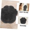 NULYLU 2-Pack Silicone Bath Mat with Suction Cups, Scrub Mat for Wall and Bathtub, Removes Hard Foot Skin, Easy to Clean and Dry view 4