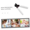 minkissy 3-Piece Ergonomic Metal Nail Clipper Set for Seniors and Women, Suitable for Thick Nails, Easy for Home and Salon Nail Care view 3