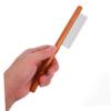 Pet Grooming Comb with Wooden Handle and Metal Teeth for Cats view 3