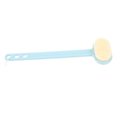 Long-Handle Body Bath Brush, PP and Nylon, Blue
