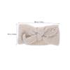 IWOWHERO 2-Pack Baby Headbands with Bows, Knitted Hairbands for Newborns and Toddlers view 2