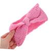 IWOWHERO 2-Pack Baby Headbands with Bows, Knitted Hairbands for Newborns and Toddlers view 3