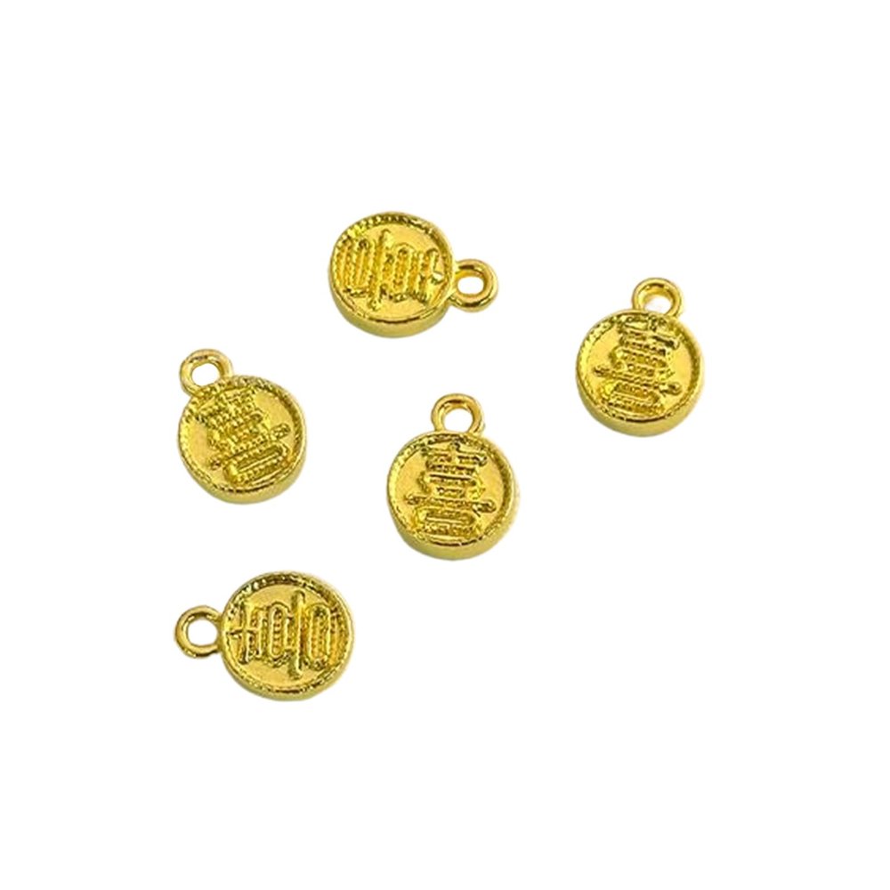 Morain 5-Piece New Year Nail Charm Set