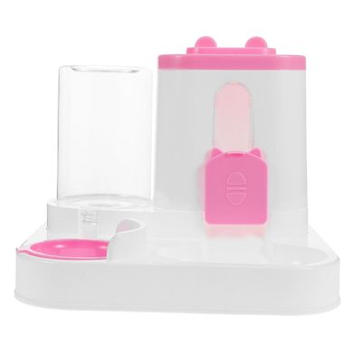 2-in-1 Automatic Cat Feeder with Water Bowl for Car Travel