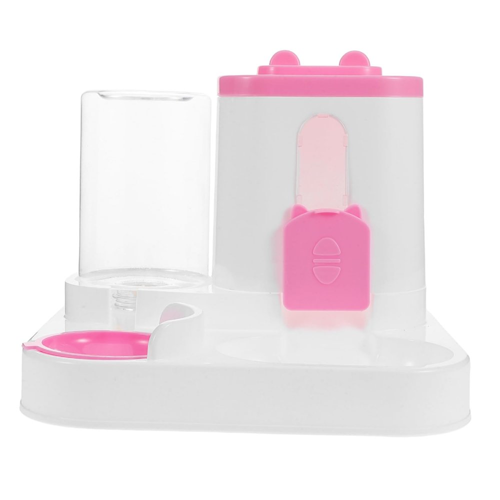 2-in-1 Automatic Cat Feeder with Water Bowl for Car Travel