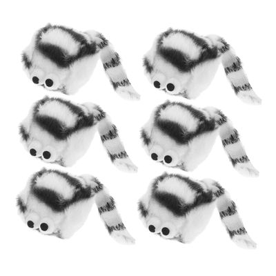 Alasum 6-Pack Plush Mice for Cats with Catnip