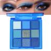 9-Color Blue Eyeshadow Palette, Highly Pigmented view 2