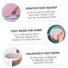 Foldable Foot Basin for Home, Pink, 1 Pc view 4