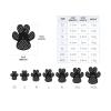 Anti-Slip Paw Protection for Dogs - 4 Pieces view 2