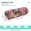 Decorative Lemon Summer Pillow with Cylindrical Memory Foam Neck Support view 3